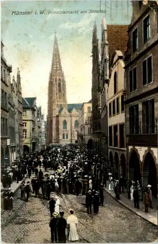 Münster i. W., Prinzipalmarkt am Sonntag -517912