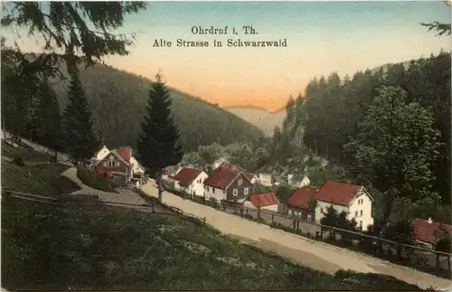 Ohrdruf i. Thür., Alte Strasse in Schwarzwald -518156