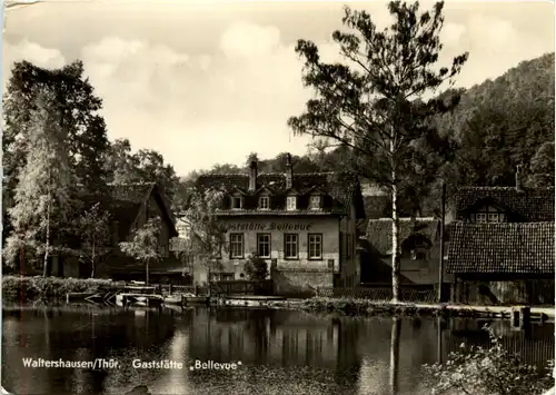 Waltershausen in Thüringen, Gaststätte Bellevue -518176