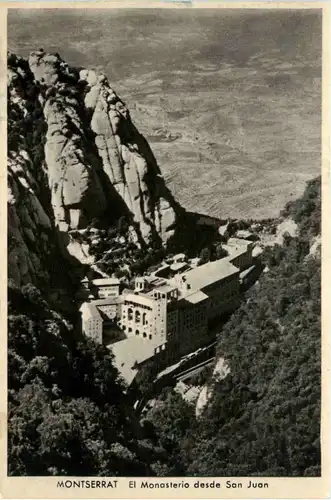 Montserrat - El Monasterio desde San Juan -491204