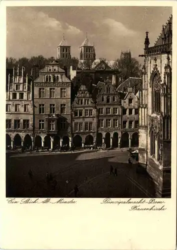 Münster i. W., Prinzipalmarkt, Dom - Frauenkirche -518086