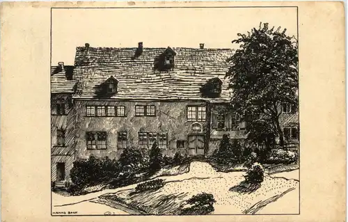Eisenach, das Bachhaus, Vorderseite -516638