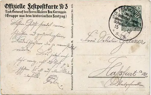 Frankfurt - 17. Deutsches Jubiläums Schiessen 1912 -491284