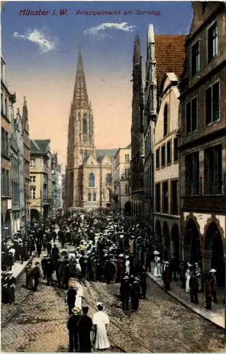 Münster i. W., Prinzipalmarkt am Sonntag -518016