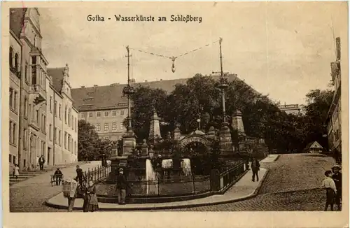 Gotha, Wasserkunst am Schlossberg -518300