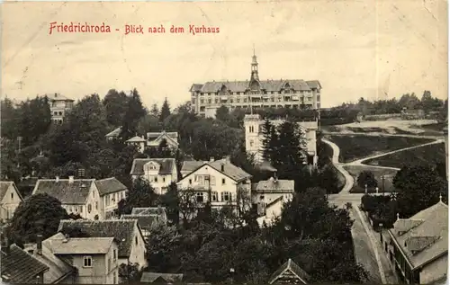 Friedrichroda, Blick nach dem Kurhaus -516916