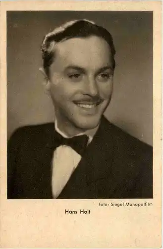 Hans Holt - Schauspieler -491544