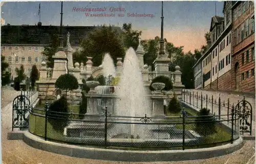 Gotha, Wasserkünste am Schlossberg -517014
