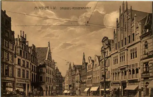 Münster, Drubbel-Roggenmarkt -518456