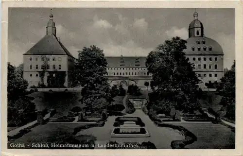 Gotha, Schloss, Heimatmuseum u. Landesbibliothek -517034