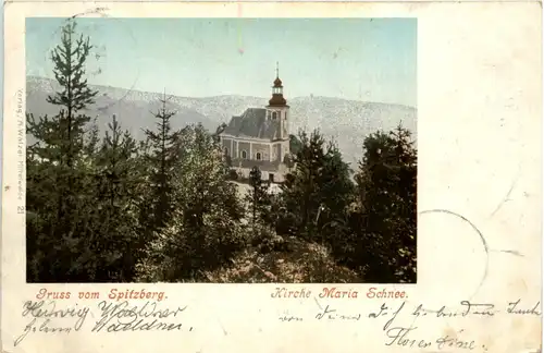 Gruss vom Spitzberg - Kirche Maria Schnee -626704