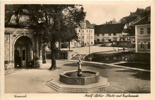 Eisenach, Adolf-Hitler-Platz mit Esplanade -518506