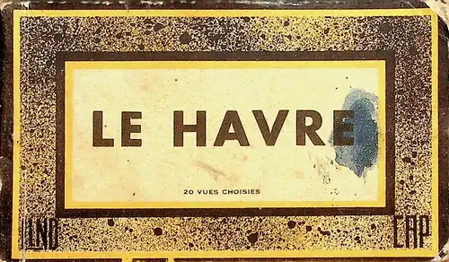 Le Havre - Booklet 20 CPA -625941