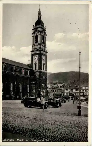 Eisenach - Markt mit Georgenkirche -626480