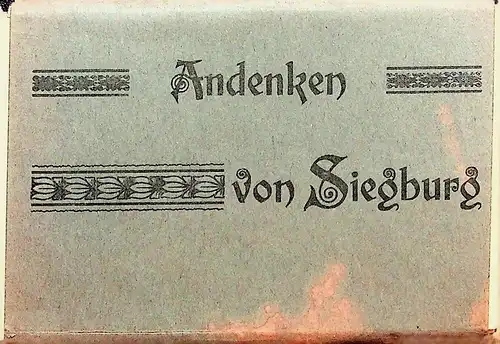 Andenken an Siegburg - Kirche und Kirchenschatz - Booklet mit 10 AK -625940