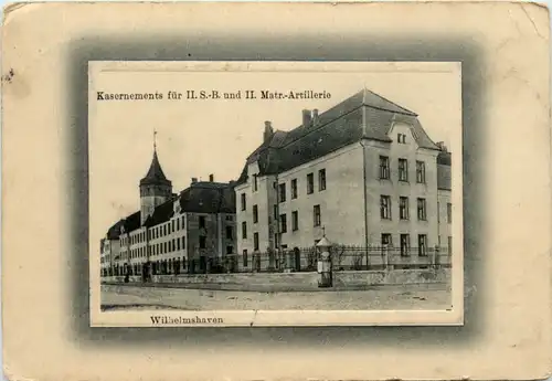 Wilhelmshaven - Kasernements für 2. SB und 2. Matr. Artillerie -492024