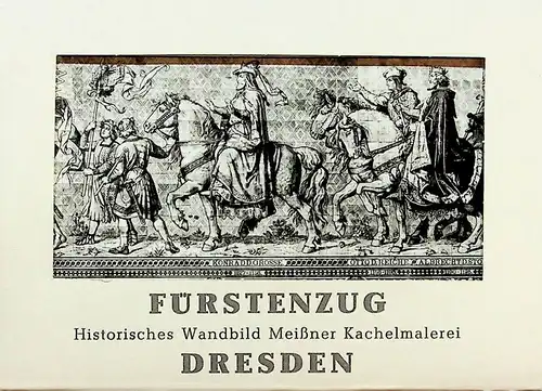 Dresden Fürstenzug - Umschlag mit 8 AK -625993