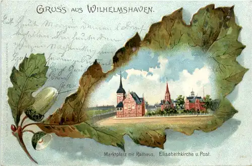 Gruss aus Wilhelmshaven - Litho -492184