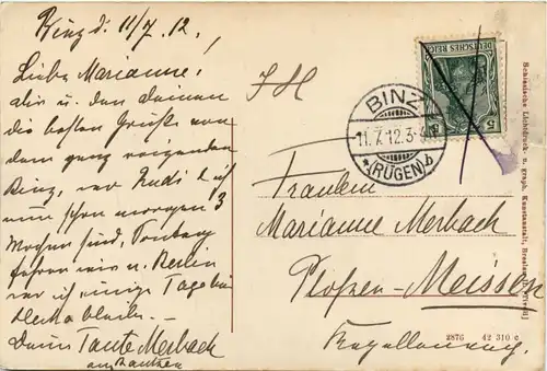 Seebad Binz Rügen, Strandleben am Kurhaus -502532