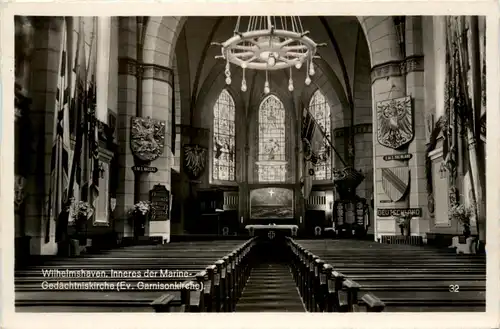 Wilhelmshaven - Inneres der Marine Gedächtniskirche -492284