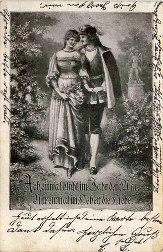 Einmal im Jahr blüht der Mai gelaufen in Rosenberg Westpreussen -626196