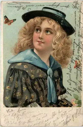 Kind mit Schmetterling -627894