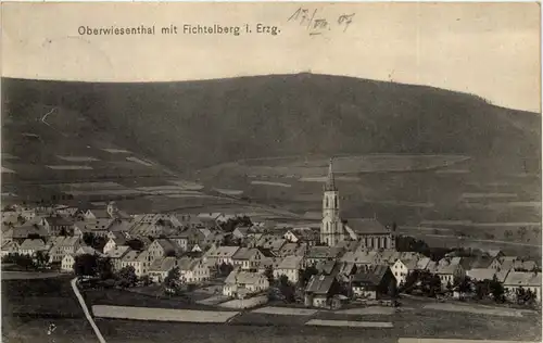 Oberwiesenthal mit Fichtelberg -626458