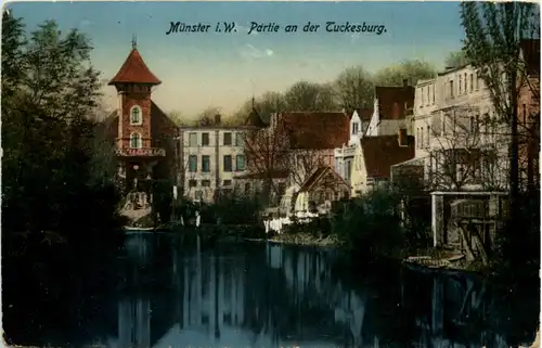 Münster i. W., Partie an der Cuckesburg -517780