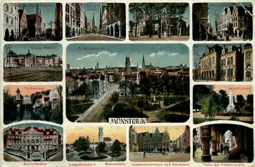 Münster i. W., div. Bilder -517796