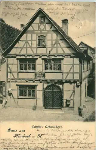 Gruss aus Marbach - Schillers Geburtshaus -627524