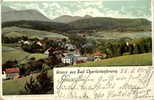 Gruss aus Bad Charlottenbrunn -626658