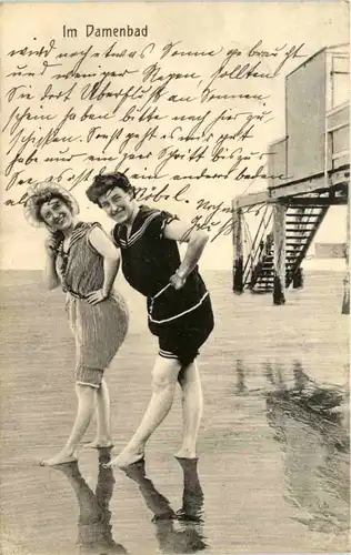Im Damenbad - Bademode -626642