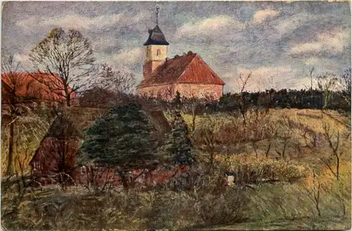Die Kirche in Worpswede - Feldpost -626738