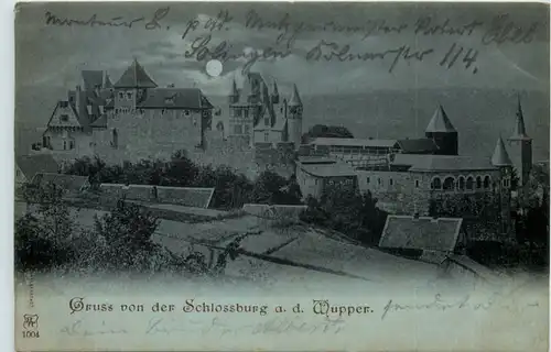 Gruss von der Schlossburg an der Wupper -627420