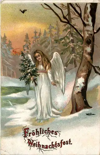 Weihnachten - Engel Litho -627056
