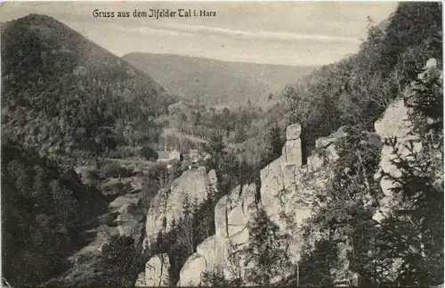 Gruss aus dem Ilfelder Tal im Harz -627342