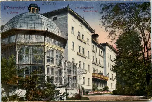 Görbersdorf in Schlesien - Dr. Römplers Sanatorium -628544