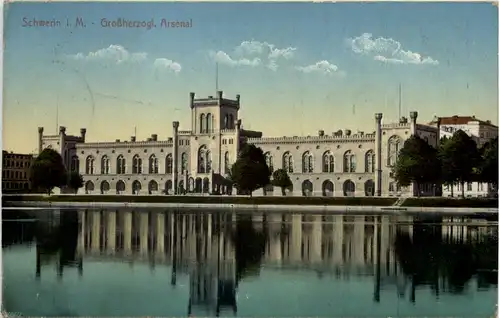 Schwerin - Grossherzogl. Arsenal - Feldpost Vereinslazarett -628210