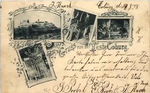 Gruss von der Veste Coburg -627556