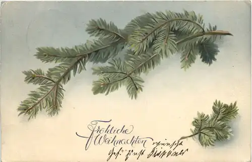 Weihnachten - Feldpost Vereinslazarett Stolpmünde -627616