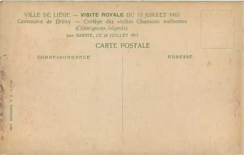 Liege - Visite Royale 1913 -600676