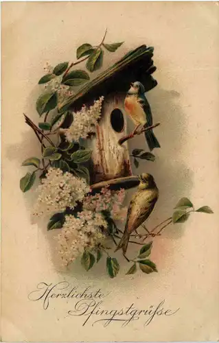 Pfingsten - Feldpost Reservelazarett Insterburg -627818