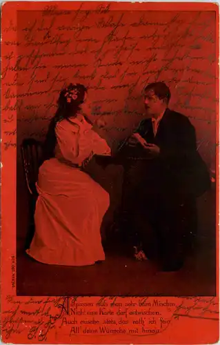 Liebespaar - gelaufen in Gross-Fahlenwerder Pommern -626332