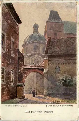 Breslau - Partie am Dom -628670