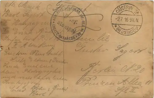 Cüstrin - Soldaten - Feldpost Inf. Regiment 48 -628150