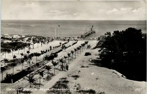 Ostseebad Baabe auf Rügen - Promenade zum Strand -628226