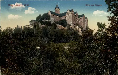 Burg Ranis i. Thür., Blick von Südwest -518834