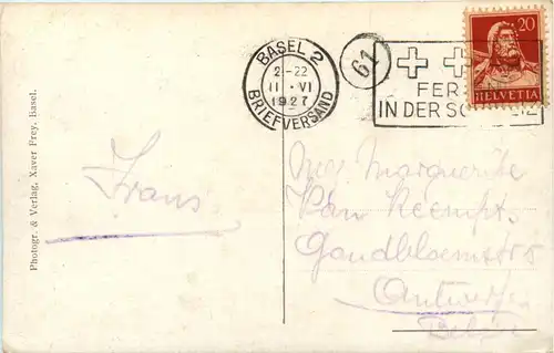 Basel, Deutschrittergarten mit Rheinpfalz -391744