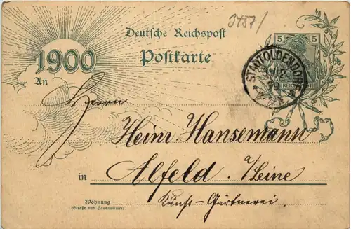 Stadtoldendorf - Ganzsache -627292