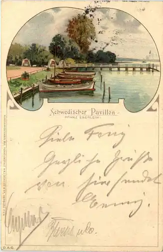 Wannsee - Schwedischer Pavillon - Litho -629722